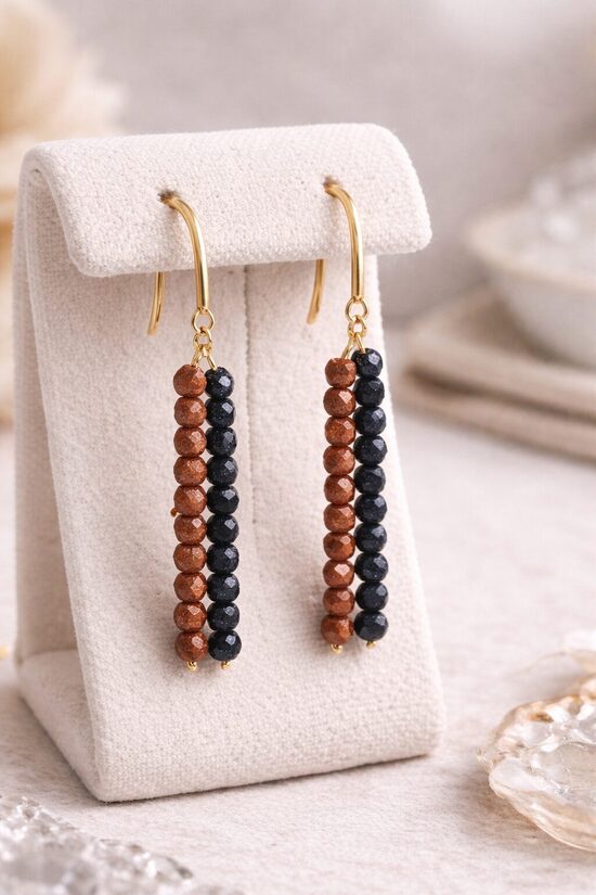 Dabīgo pērļu auskari